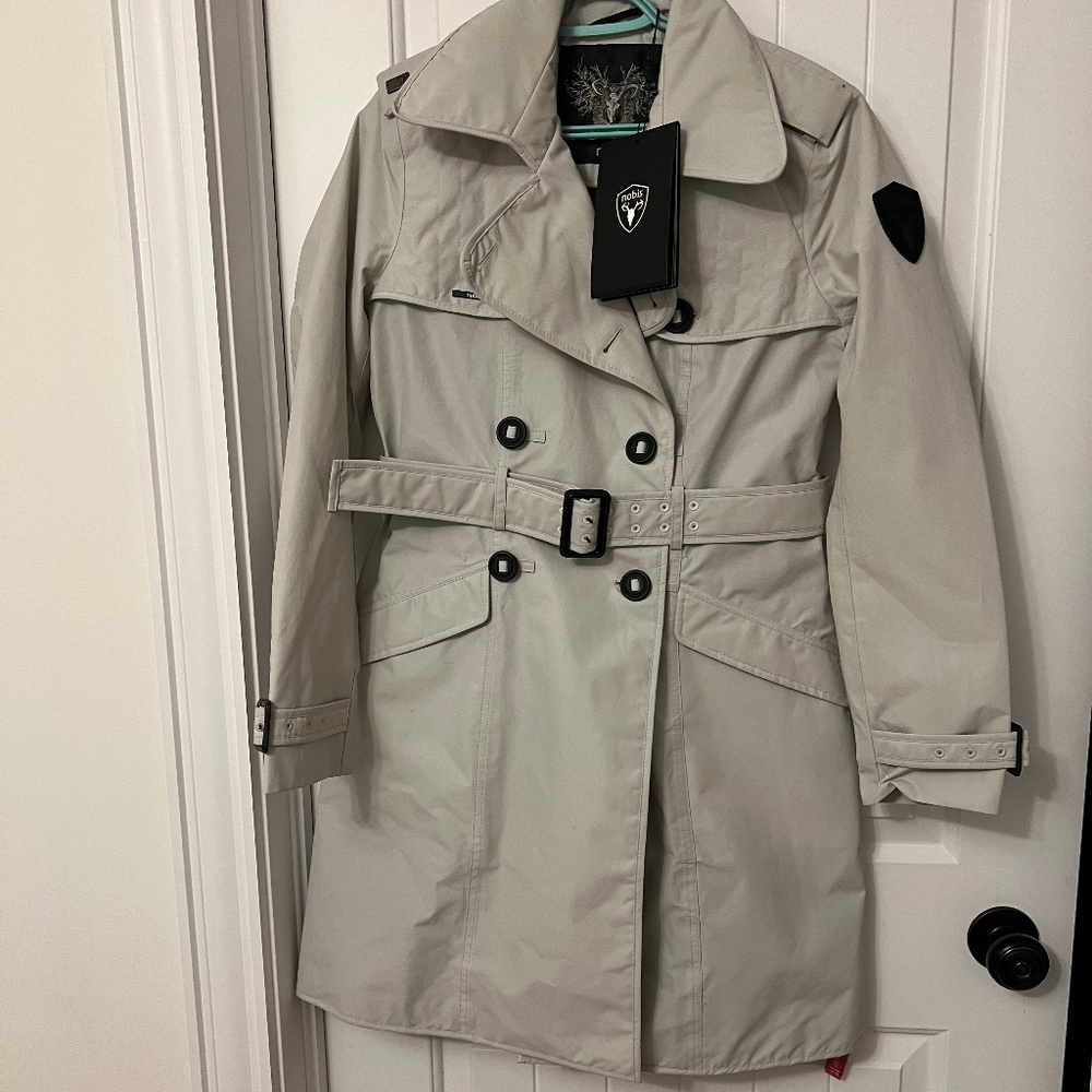 Nobis women’s justice trench coat